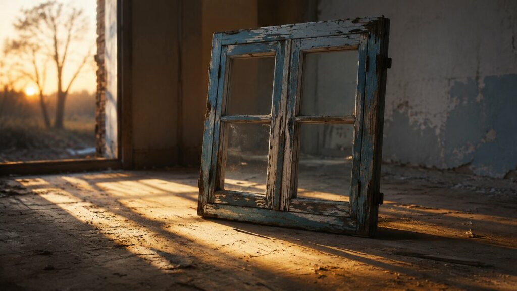Escena fotorrealista para «Carta a quien encuentre mi ventana», escrito publicado en Incoherencias
