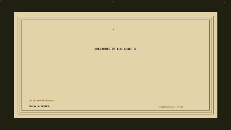 Portada de Breviario de las grietas, obra de Alma Ferrer