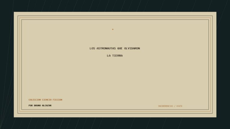 Portada de Los astronautas que olvidaron la Tierra, obra de Bruno Alcazar