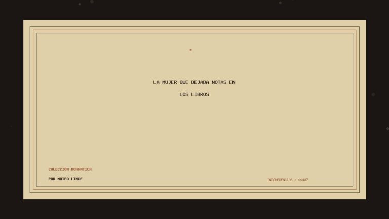 Portada de La mujer que dejaba notas en los libros, obra de Mateo Linde