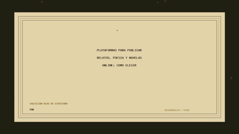 Portada de Plataformas para publicar relatos, poesía y novelas online: cómo elegir bien, obra de