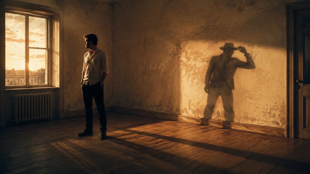 Escena fotorrealista para «Oficio de sombras», escrito publicado en Incoherencias